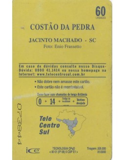 COSTAO DA PEDRA - JACINTO MACHADO SC - TELESC