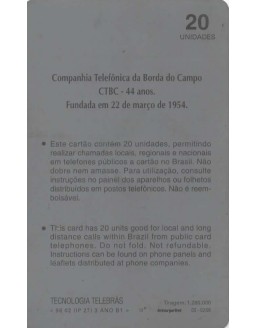 COMPANHIA TELEFONICA DA BORBA DO CAMPO - CTBC - 44 ANOS 