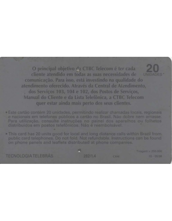 CTBC - SERIE UMA DECADA DE LISTA TELEFONICA