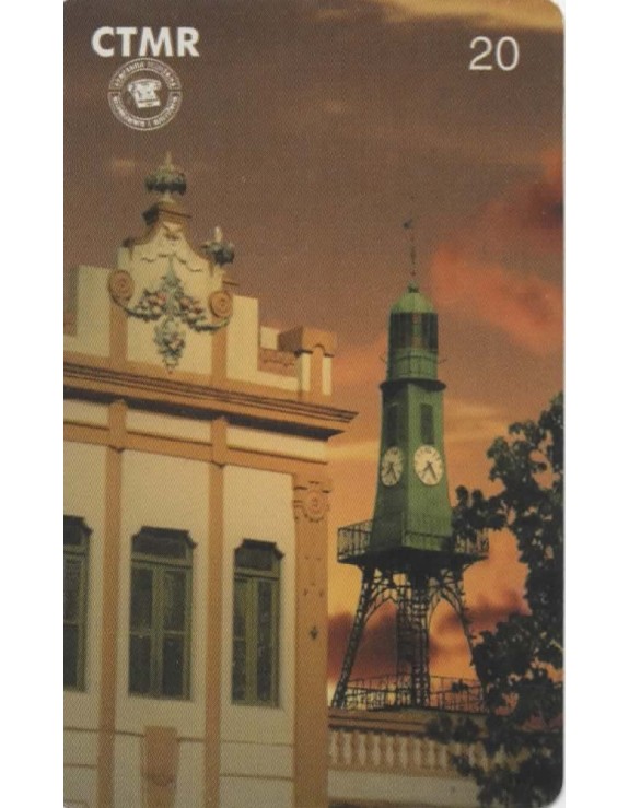 CTMR - DETALHES DA FACHADA E DA TORRE DO RELOGIO DO MERCADO PUBLICO DE PELOTAS