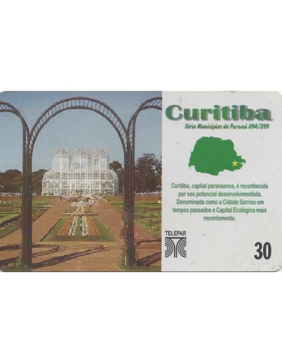 SERIE MUNICIPIOS DO PARANA 094 DE 399 - CURITIBA