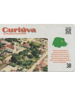 SERIE MUNICIPIOS DO PARANA 095 DE 399 - CURIUVA