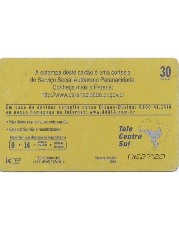 SERIE MUNICIPIOS DO PARANA 095 DE 399 - CURIUVA