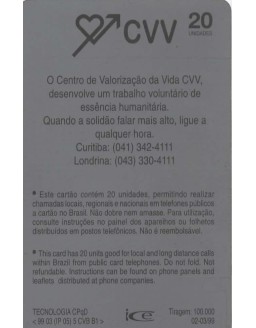CVV - CENTRO DE VALORIZAÇAO DA VIDA