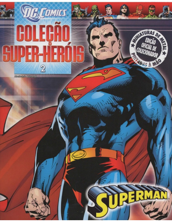 DC COMICS COLEÇAO SUPER HEROIS 002 SUPERMAN