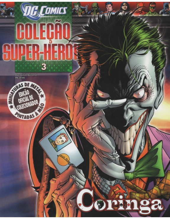 DC COMICS COLEÇAO SUPER HEROIS 003 CORINGA
