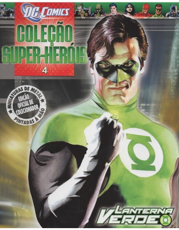 DC COMICS COLEÇAO SUPER HEROIS 004 LANTERNA VERDE