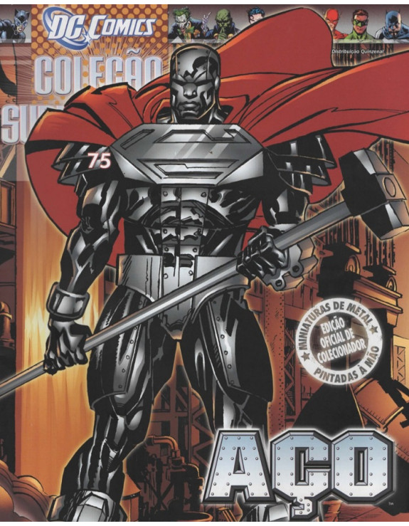 DC COMICS COLEÇAO SUPER HEROIS 075 ACO