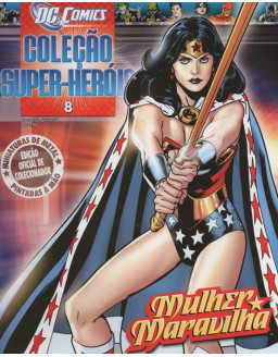 DC COMICS COLEÇAO SUPER HEROIS 008 MULHER MARAVILHA