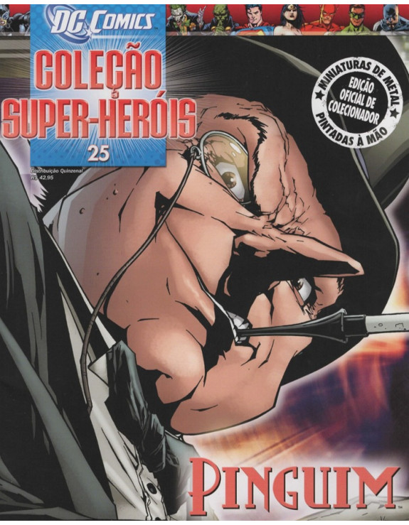 DC COMICS COLEÇAO SUPER HEROIS 025 PINGUIM