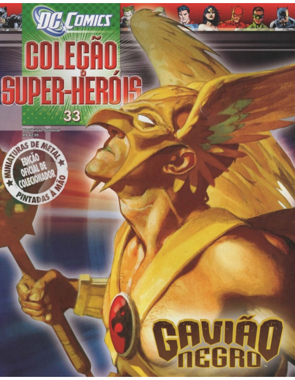 DC COMICS COLEÇAO SUPER HEROIS 033 GAVIAO NEGRO