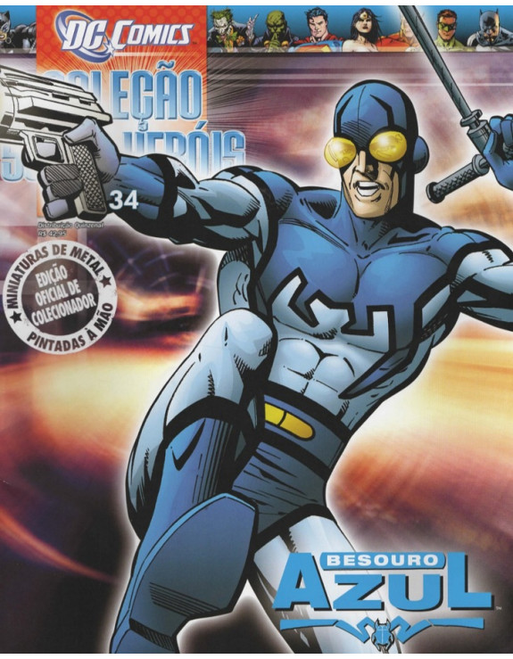 DC COMICS COLEÇAO SUPER HEROIS 034 BESOURO AZUL