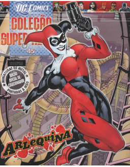DC COMICS COLEÇAO SUPER HEROIS 045 ARLEQUINA