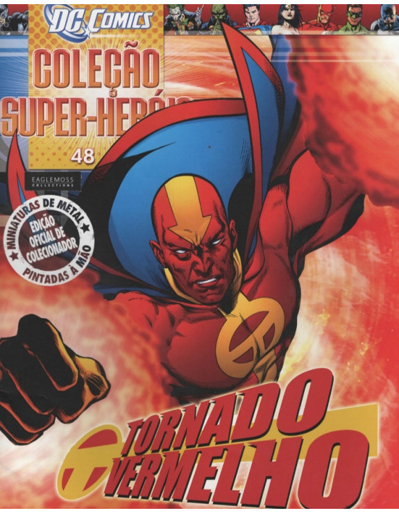 DC COMICS COLEÇAO SUPER HEROIS 048 TORNADO VERMELHO