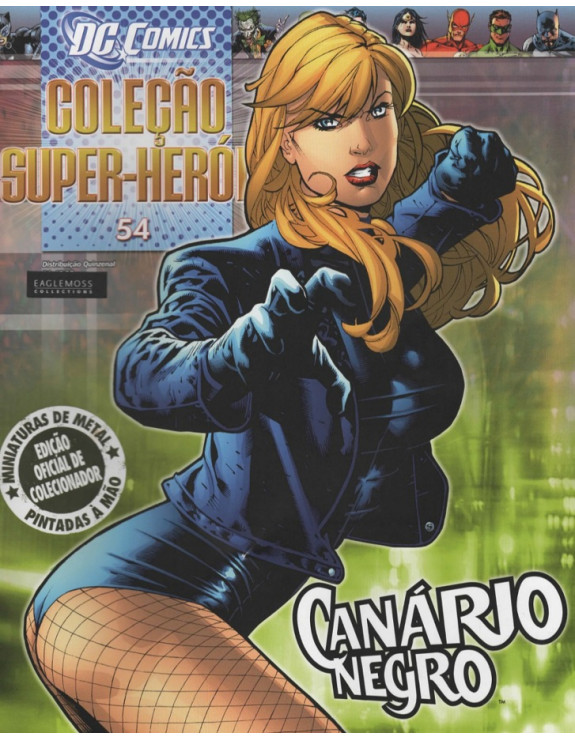 DC COMICS COLEÇAO SUPER HEROIS 054 CANARIO NEGRO