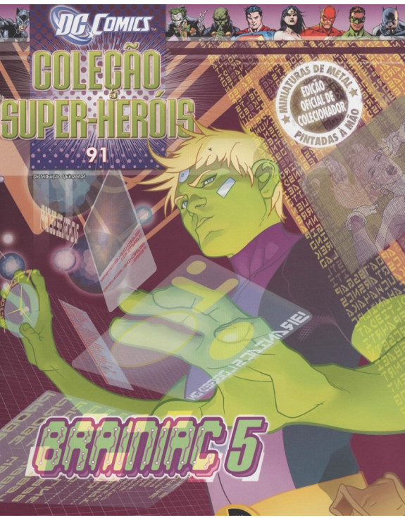 DC COMICS COLEÇAO SUPER HEROIS 091 BRAINIAC 5