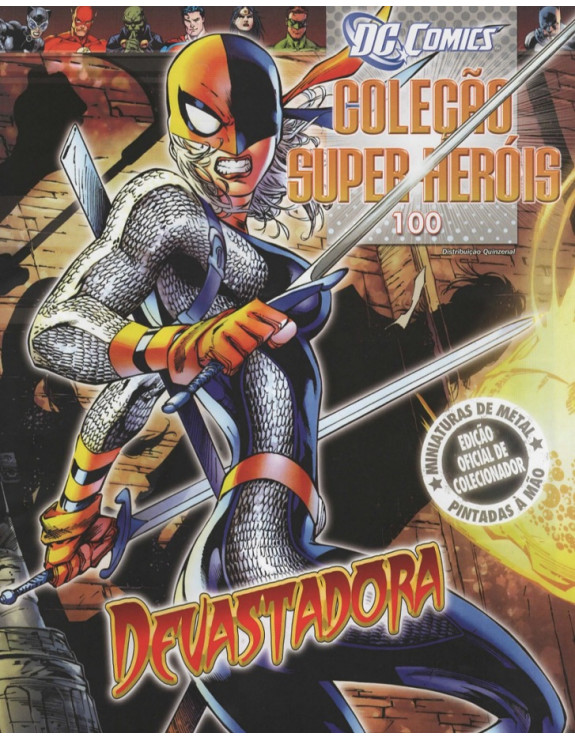 DC COMICS COLEÇAO SUPER HEROIS 100 DEVASTADORA