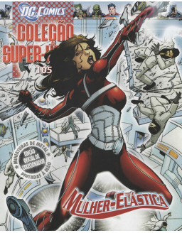 DC COMICS COLEÇAO SUPER HEROIS 105 MULHER ELASTICO