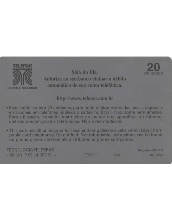 TELEPAR - DEBITO AUTOMATICO