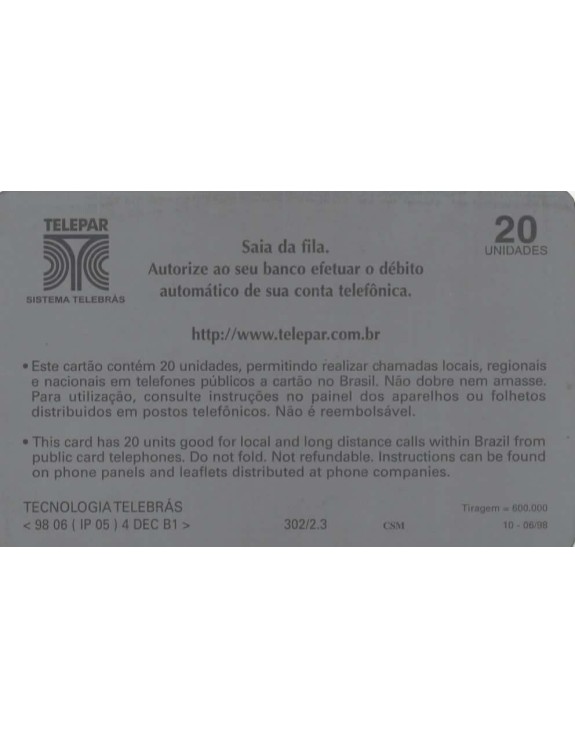 TELEPAR - DEBITO AUTOMATICO