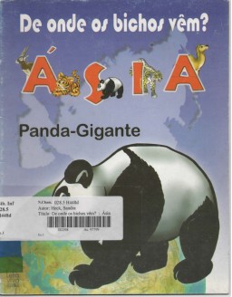 DE ONDE OS BICHOS VEM? ASIA - PANDA GIGANTE