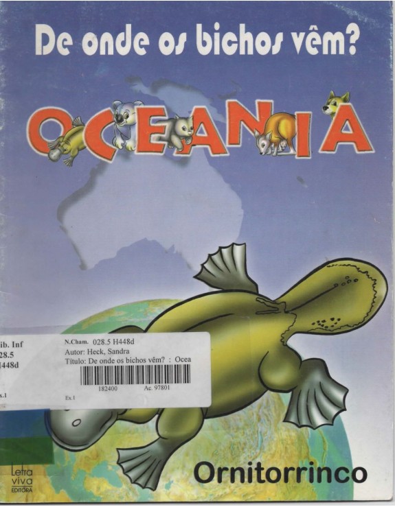 DE ONDE OS BICHOS VEM? OCEANIA - ORNITORRINCO