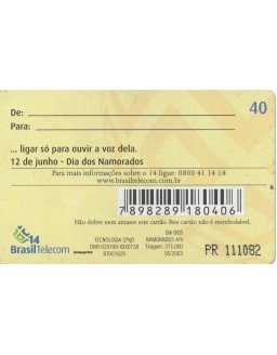 DIA DOS NAMORADOS - 12 DE JUNHO