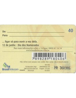 DIA DOS NAMORADOS - 12 DE JUNHO