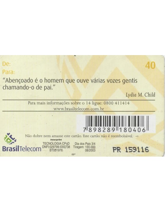 DIA DOS PAIS 03/04