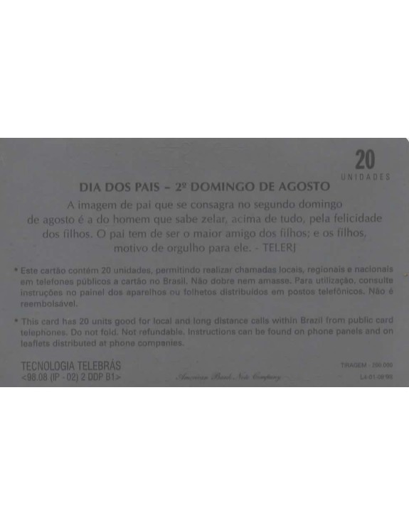 DIA DOS PAIS - AGOSTO