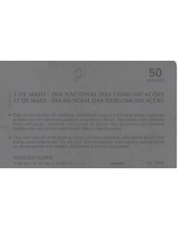 DIA NACIONAL DAS  COMUNICAÇOES 5 DE MAIO DIA MUNDIAL DS TLECOMUNICAÇOES 17 DE MAIIO