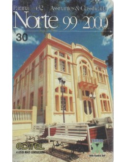 EDITEL - LISTA TELEFONICA PARANA NORTE EDIÇAO 1999/2000
