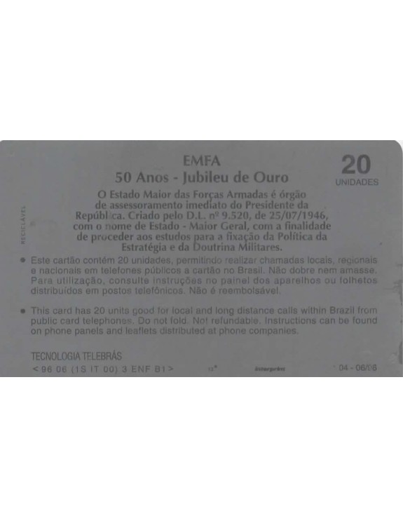 EMFA - 50 ANOS - JUBILEU DE OURO
