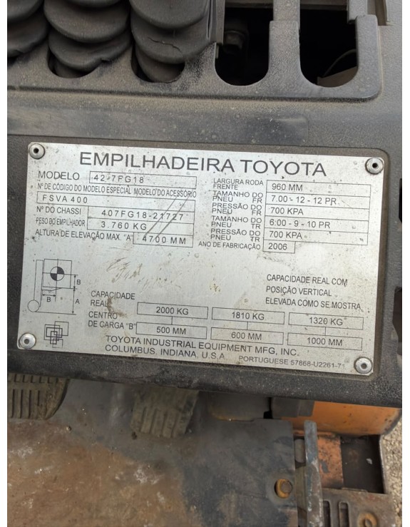 EMPILHADEIRA TOYOTA