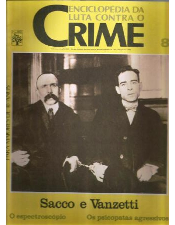 ENCICLOPEDIA DO CRIME 08 -  SACCO E VANZETTI