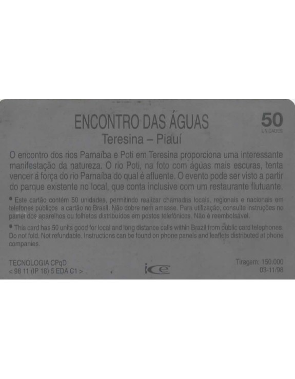 ENCONTRO DAS AGUA - TERESINA - PIAUI - TELECOMUNICAÇOES DO PIAUI