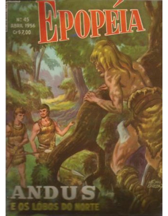 EPOPEIA 045 - ANDUS E OS LOBOS  DO NORTE - ABRIL 1956