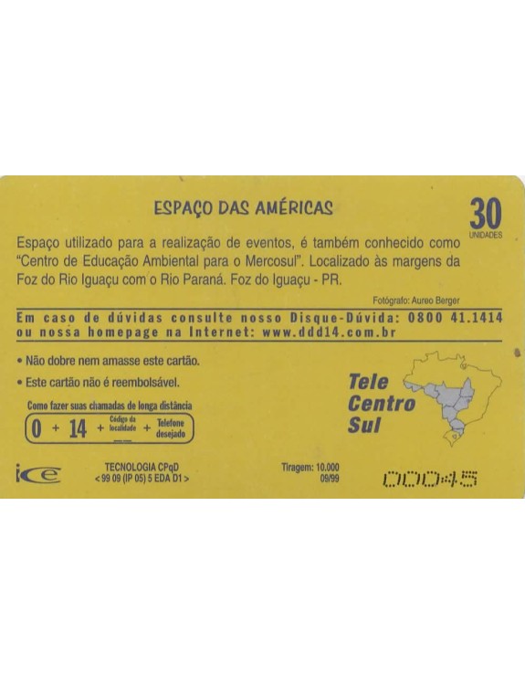 ESPAÇO DAS AMERICAS - FOZ DO IGUAÇU - PR