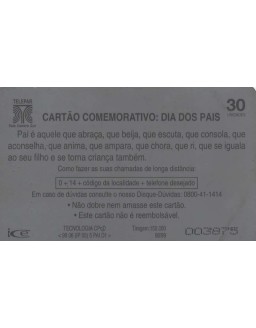 DIA DOS PAIS - CARTAO COMEMORATIO