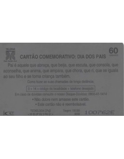 DIA DOS PAIS - CARTAO COMEMORATIO
