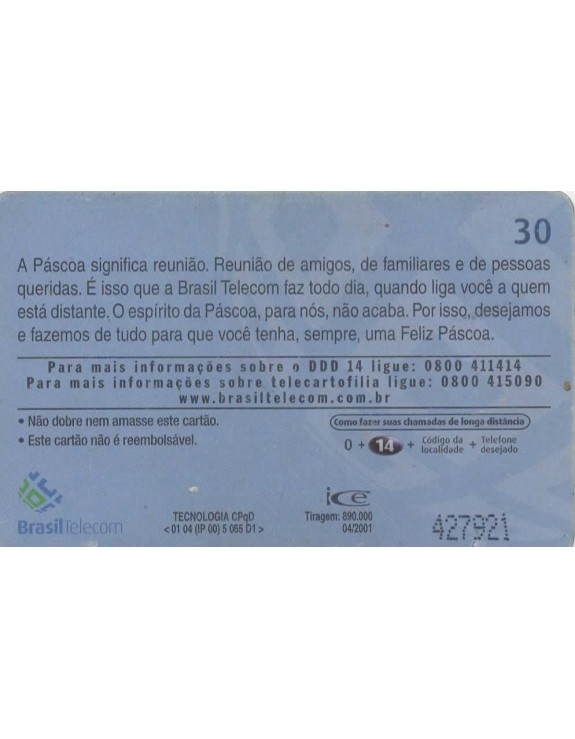 FELIZ PASCOA 2001