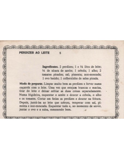 FICHARIO ANTIGO DE RECEITAS 005 E 006