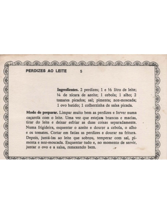 FICHARIO ANTIGO DE RECEITAS 005 E 006