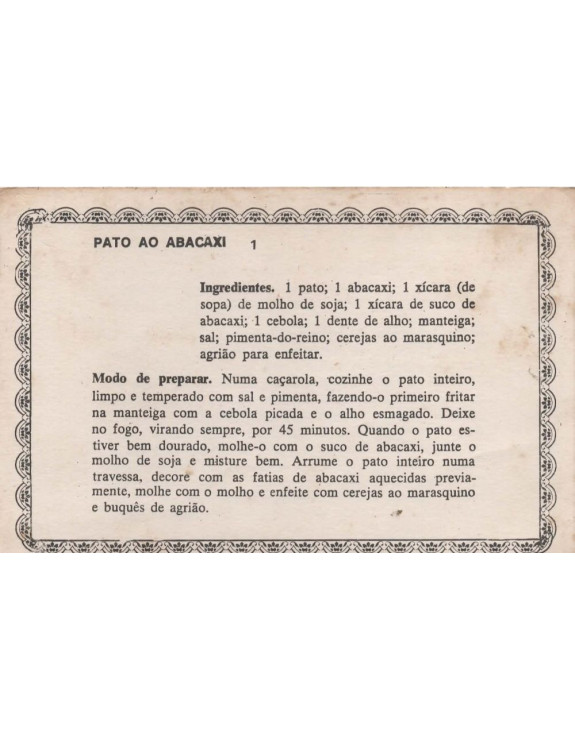 FICHARIO ANTIGO DE RECEITAS 001 E 002