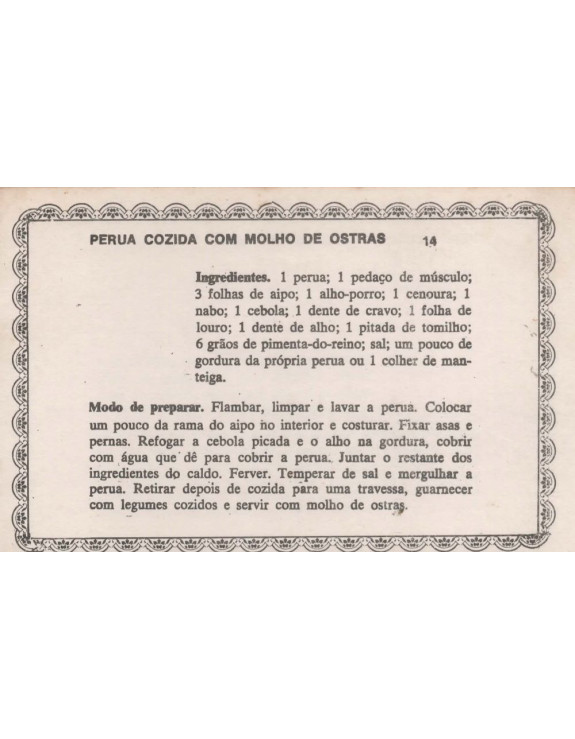 FICHARIO ANTIGO DE RECEITAS 013 E 014