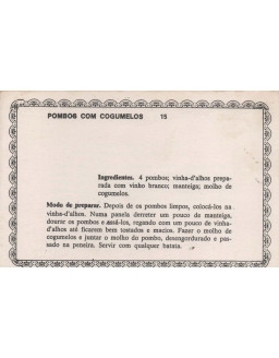 FICHARIO ANTIGO DE RECEITAS 015 E 016