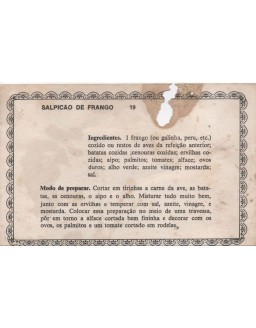 FICHARIO ANTIGO DE RECEITAS 019 E 020