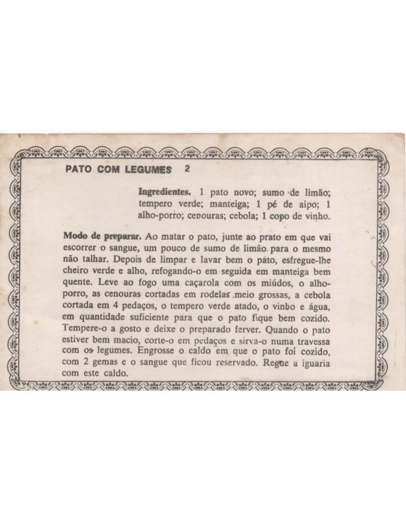 FICHARIO ANTIGO DE RECEITAS 001 E 002