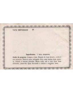 FICHARIO ANTIGO DE RECEITAS 023 E 024