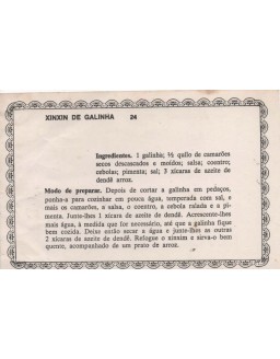 FICHARIO ANTIGO DE RECEITAS 023 E 024